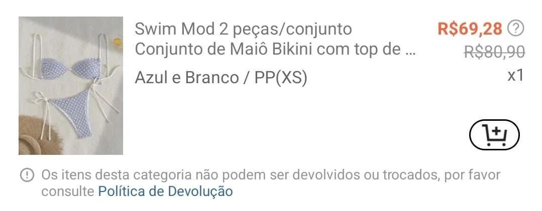 Biquíni SHEIN Swim Mod  - Foto 4