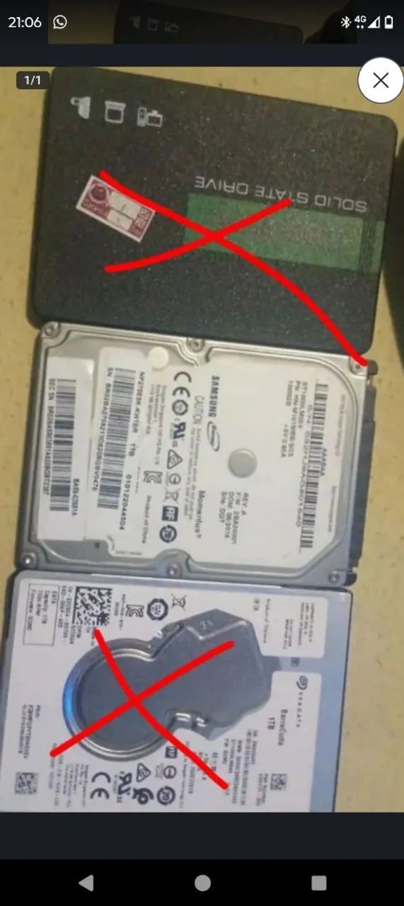 Vendo HD Samsung 1tb