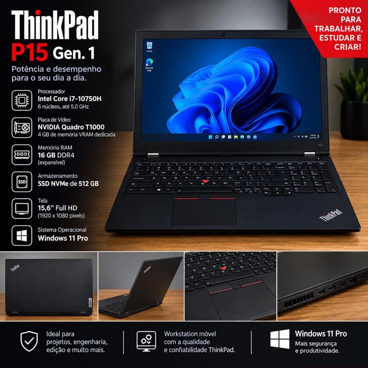 OPORTUNIDADE NOTEBOOK ThinkPad