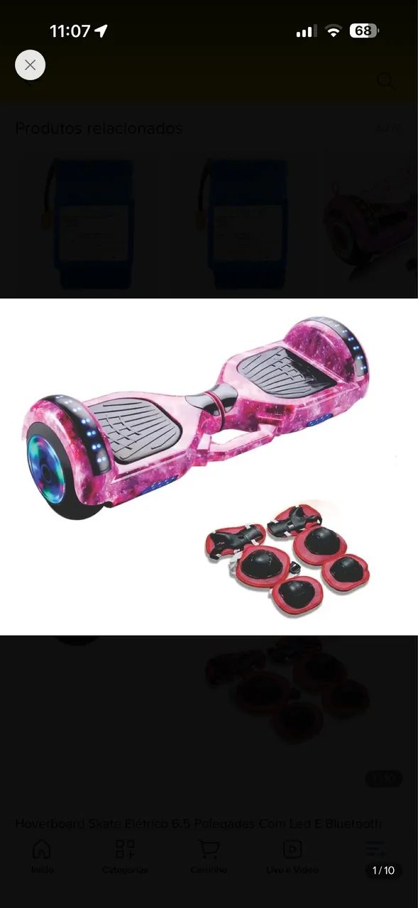 Hoverboard novo Bluetooth 