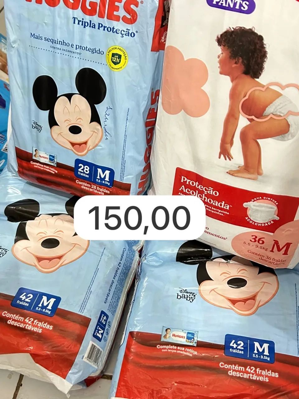 FRALDAS NA PROMOÇÃO 