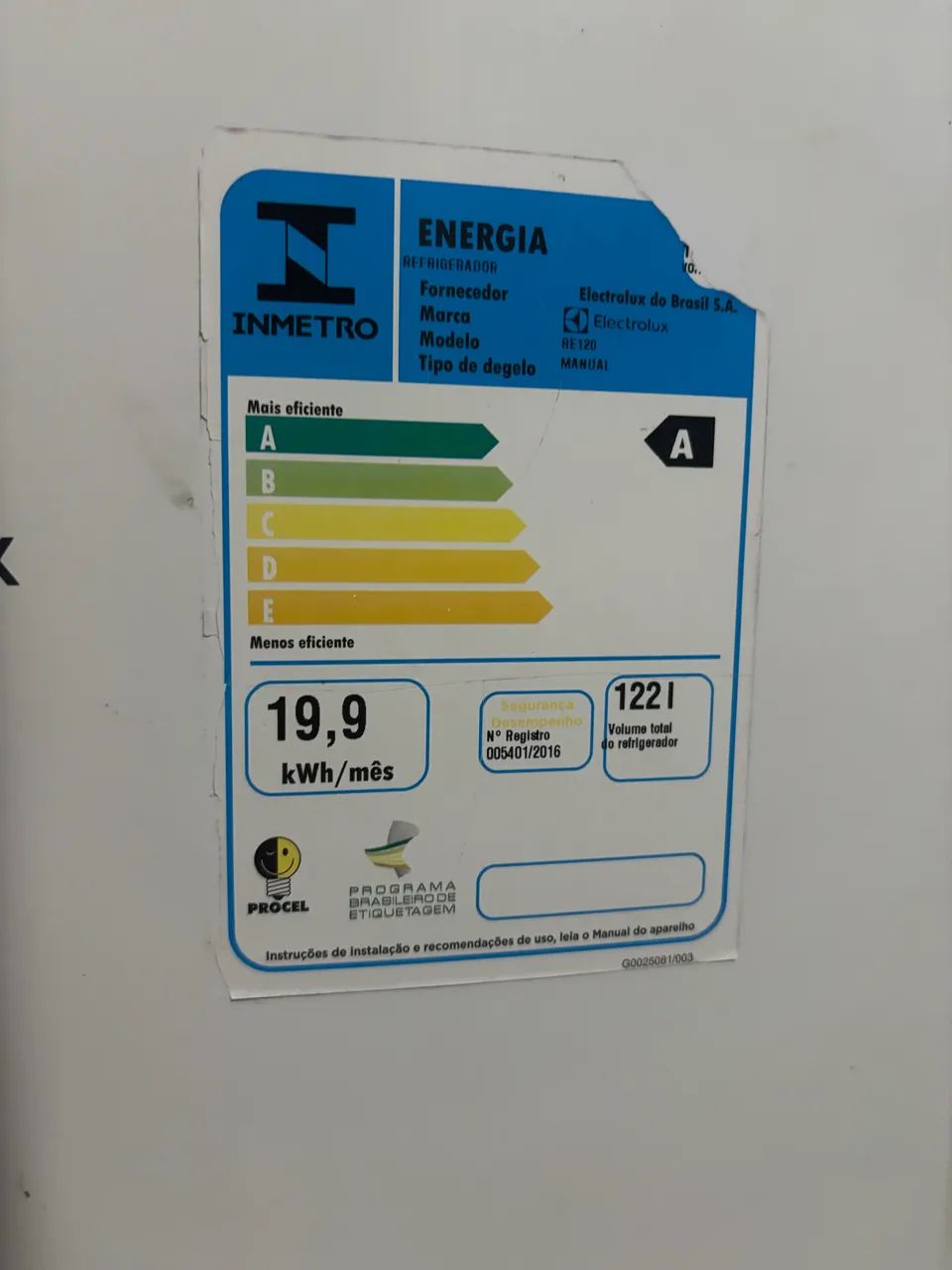 Frigobar Eletrolux 122l - Foto 2