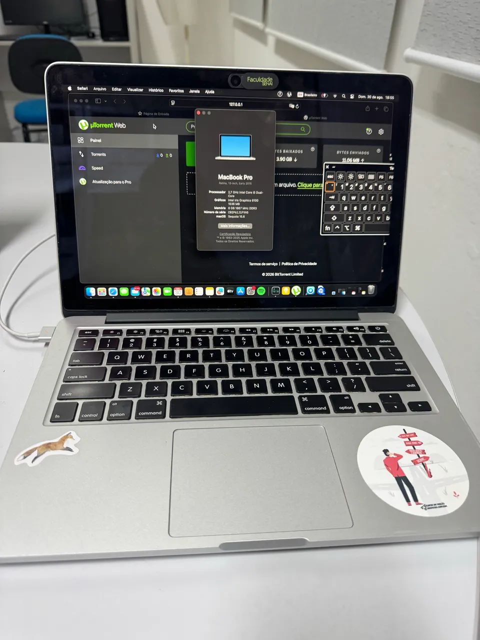 MacBook Pro 2015 teclado com problemas - Foto 5