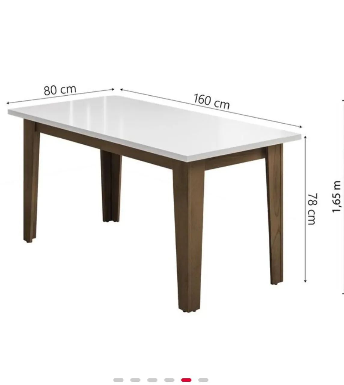 Tampo de mesa com vidro