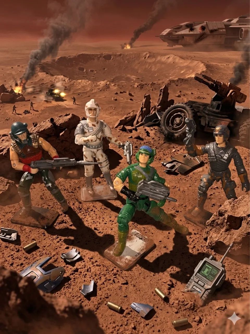 Comandos em Ação Força 2000 4 integrantes - Hobbies e coleções