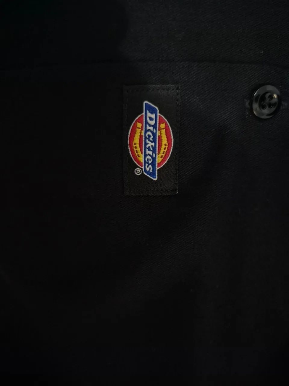 camisa dickies work shirt preta original ótimo estado - Foto 4