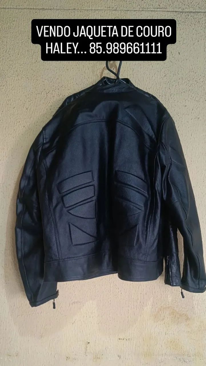 JAQUETA DE COURO LEGÍTIMO  - Foto 2