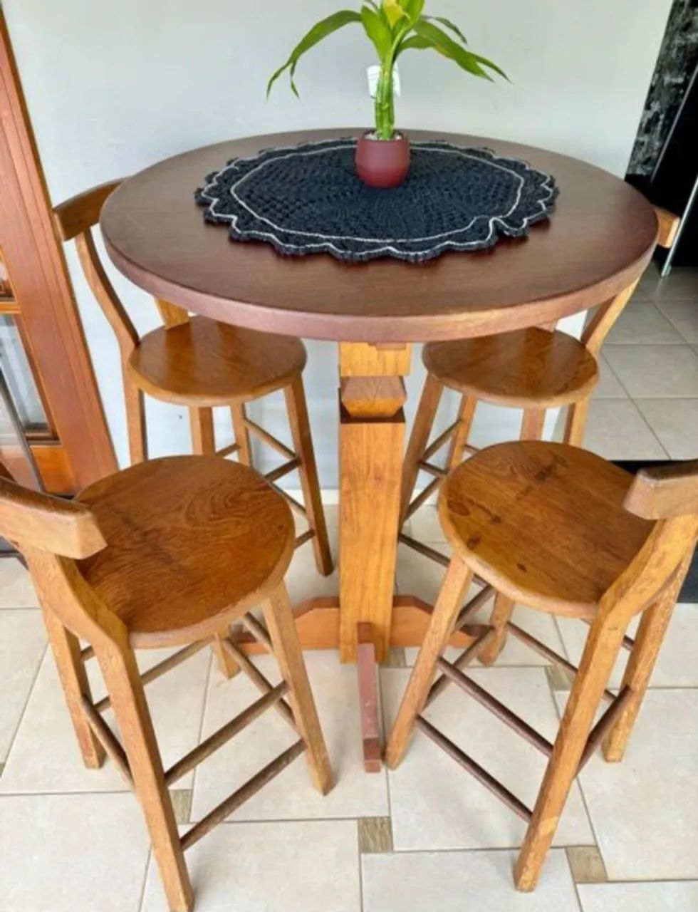 Mesa bistrô com 2 banquetas da Aroreal  - Foto 2