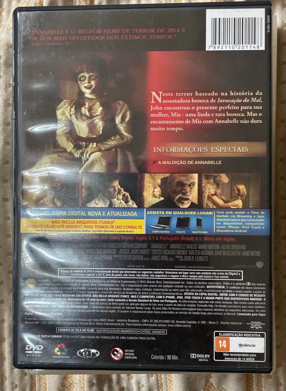 DVDs ANABELLE 1 e 2 - Foto 4