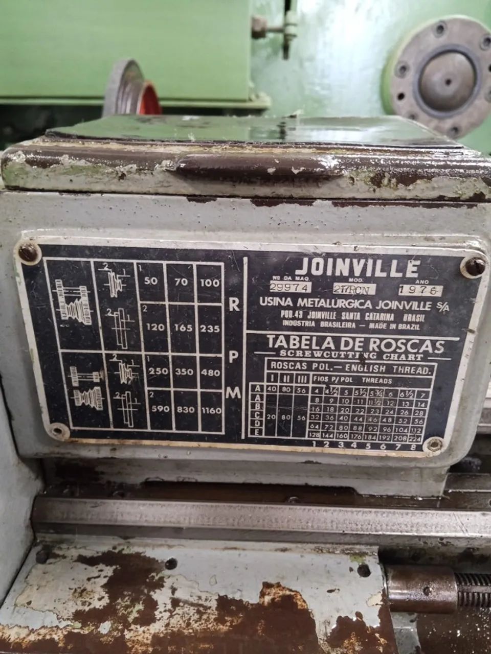 Torno de Bancada Joinville 217rcn - 220 X 500 Mm / -- 01139 - Foto 5
