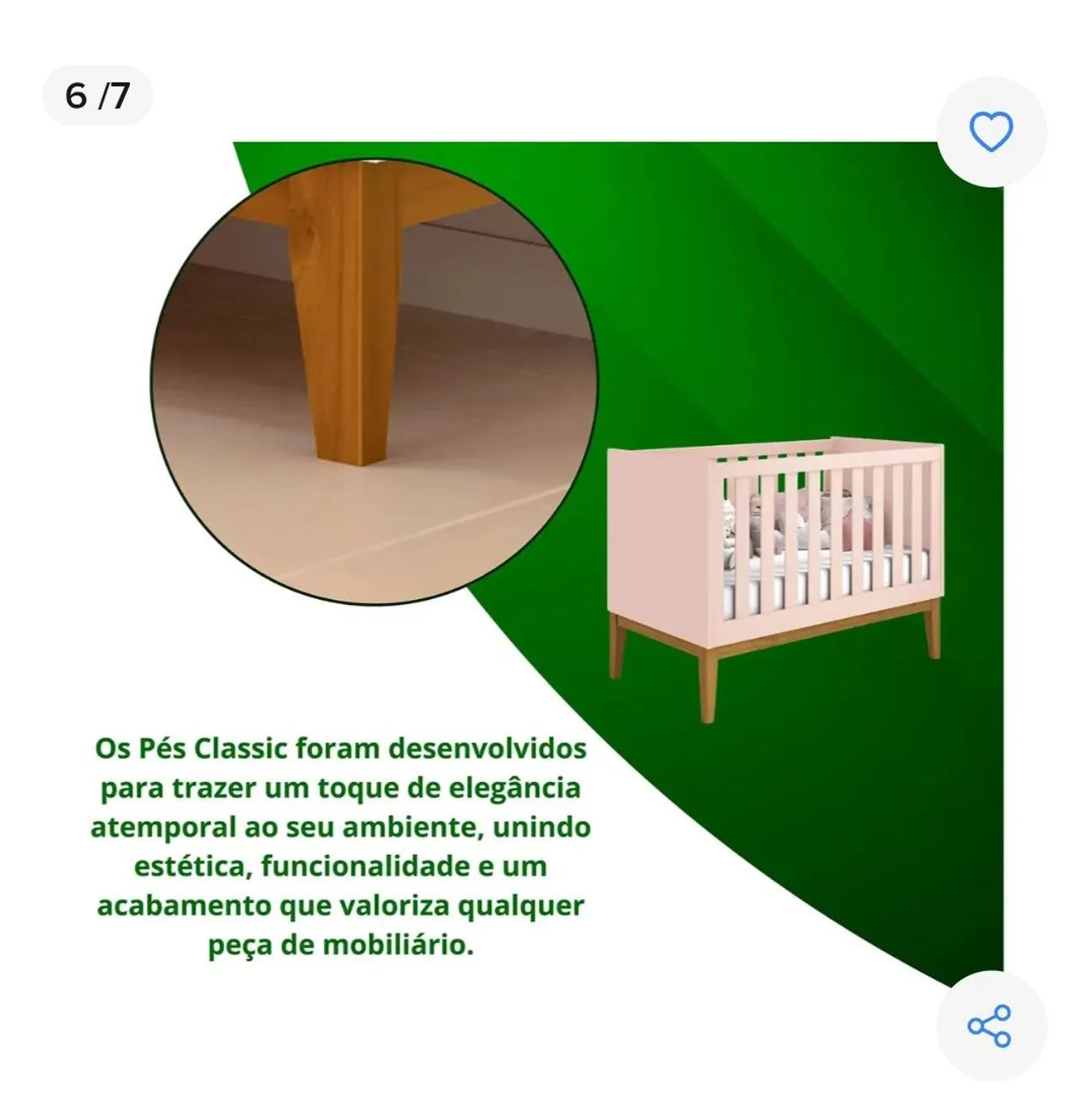 BERÇO INFANTIL MENINA  - Foto 4