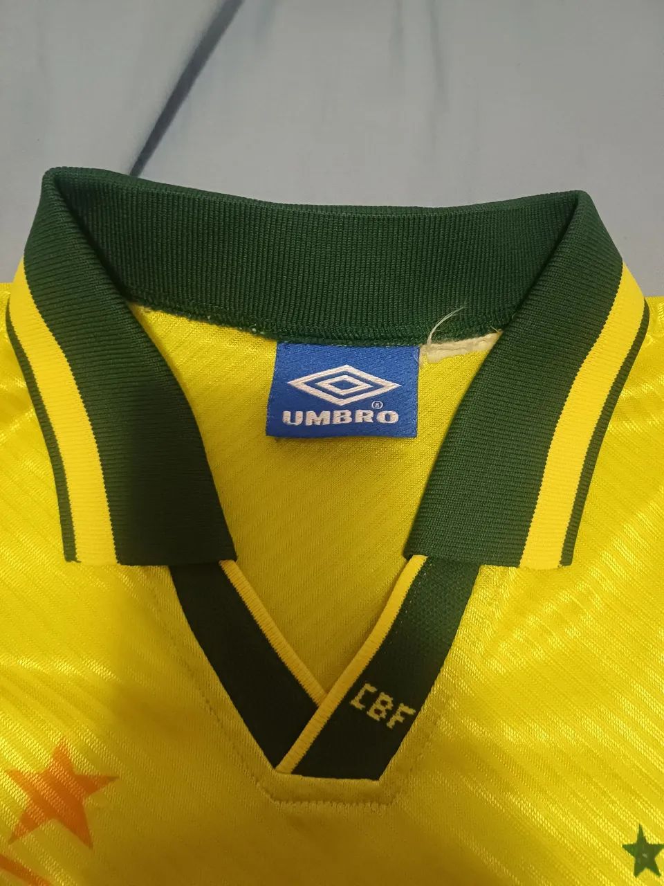Camisa Umbro Seleção Brasileira Copa 1994 Oficial de Época - Foto 3