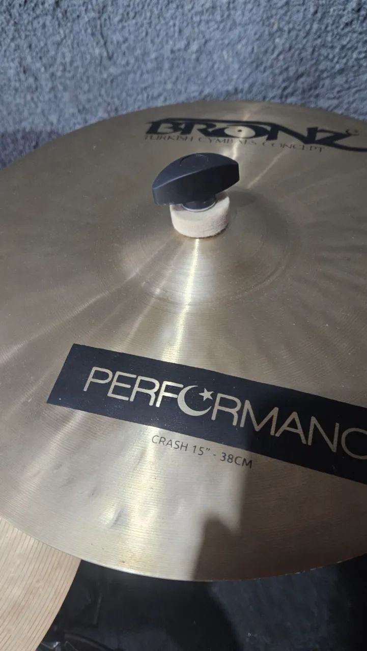 Prato Bronz Performance Crash 15" - Foto 2