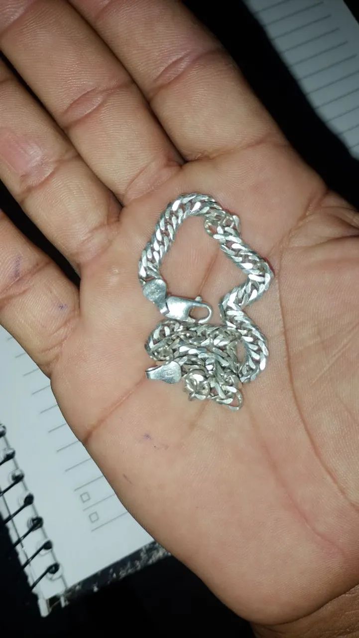Pulseira de prata - Foto 2