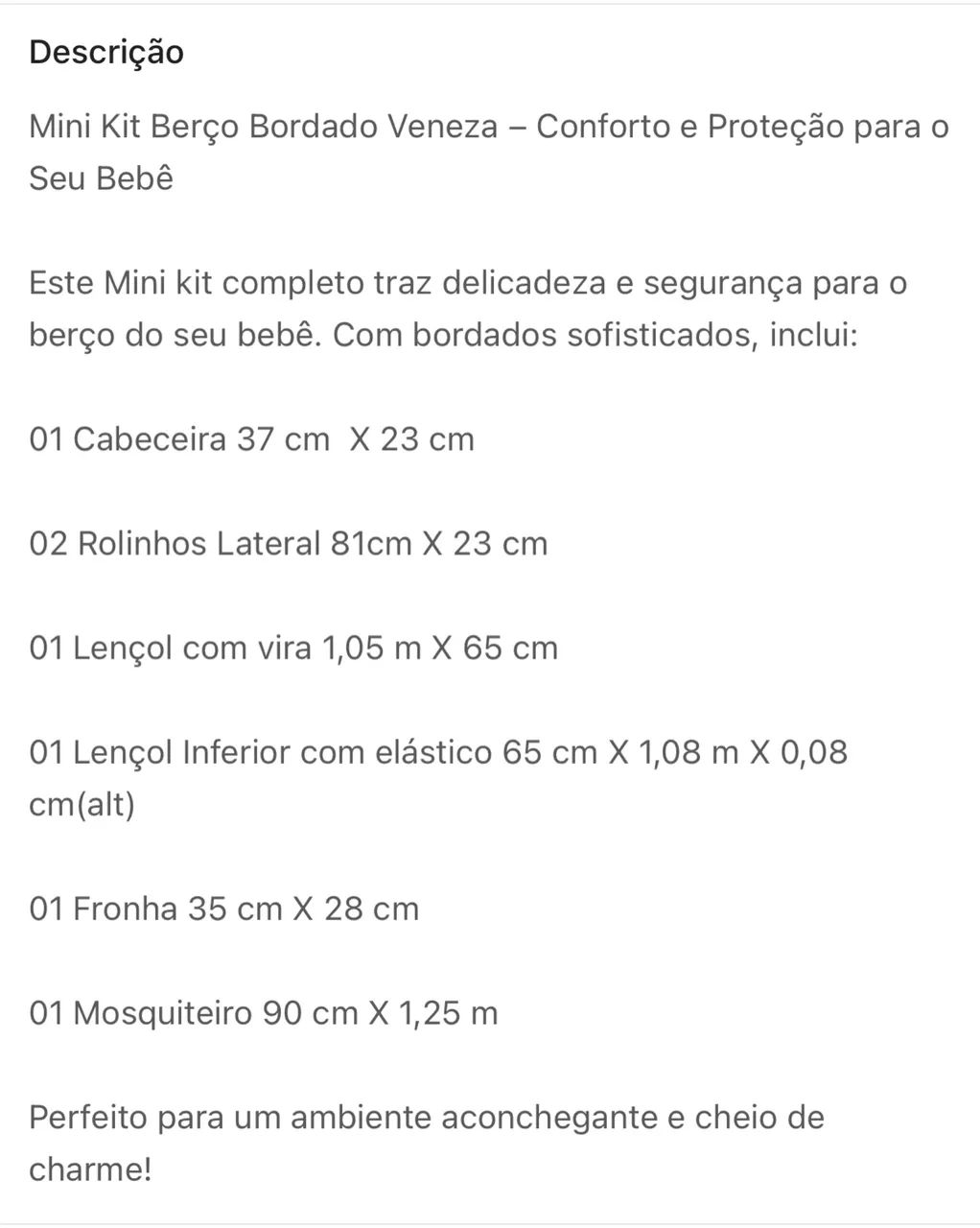 Berço Mini + kit completo  - Foto 5