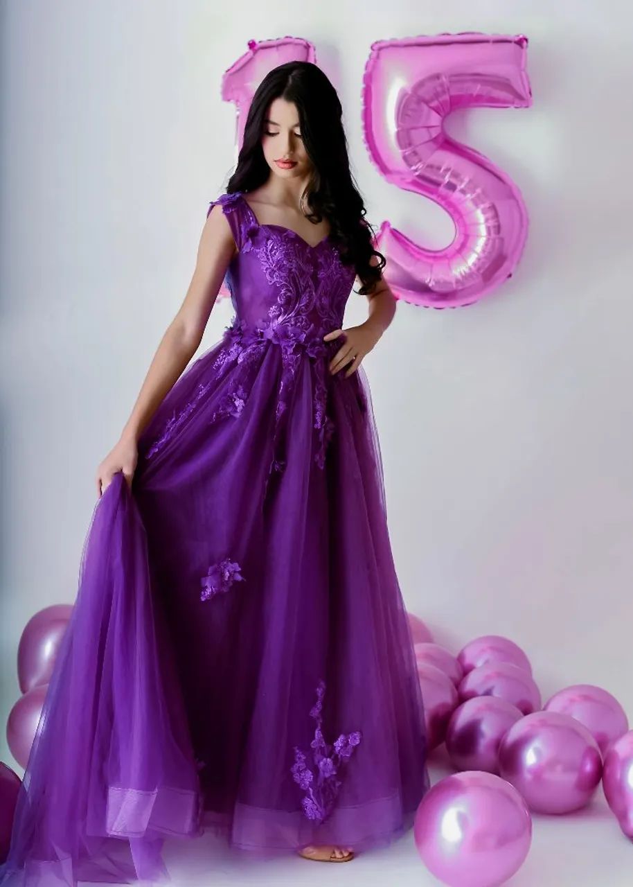 Vestido de bebutante 