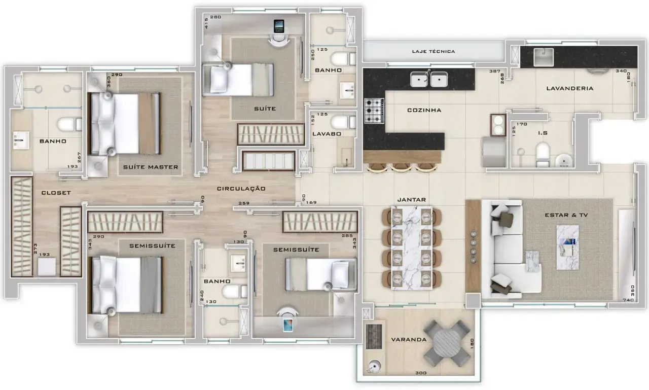 PLANTA 136m²