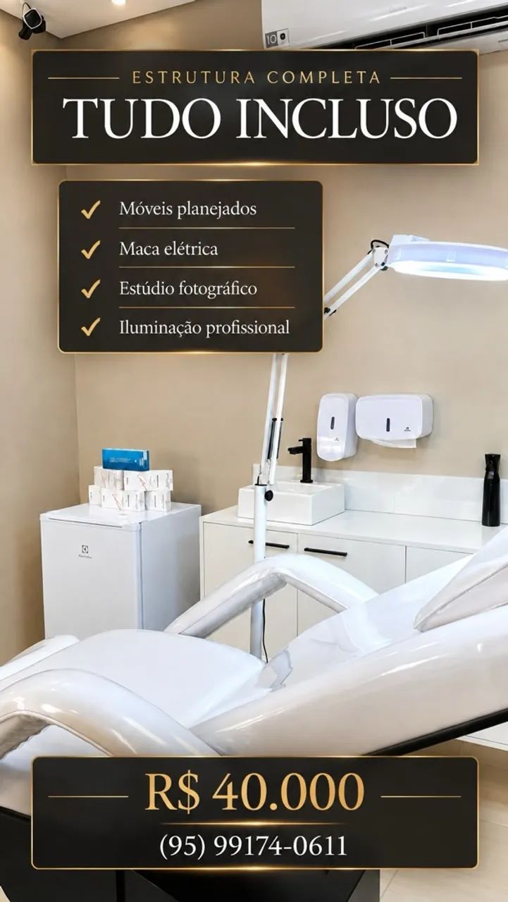 CLÍNICA/CONSULTÓRIO COMPLETO, PARA ENTRAR E USAR  - Foto 2