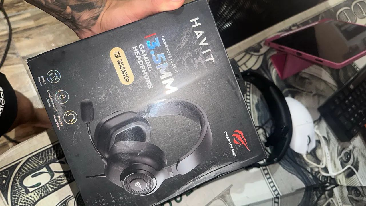 Headset gamer havit 