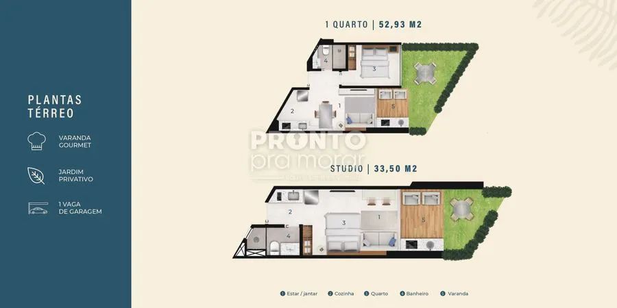 Apartamento com 1 quarto em Carneiros