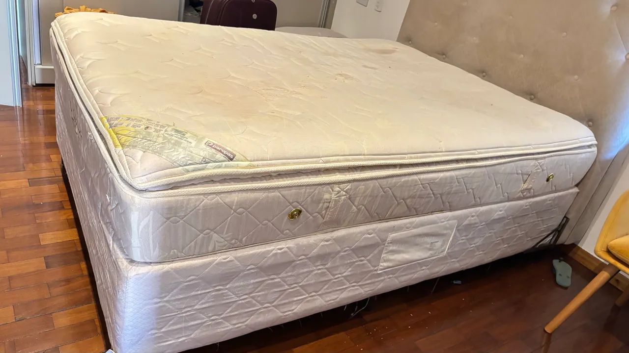 Cama box casal com cabeceira  - Foto 2