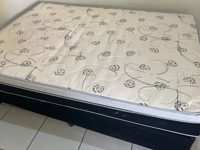 Box cama casal + colchão - Foto 3
