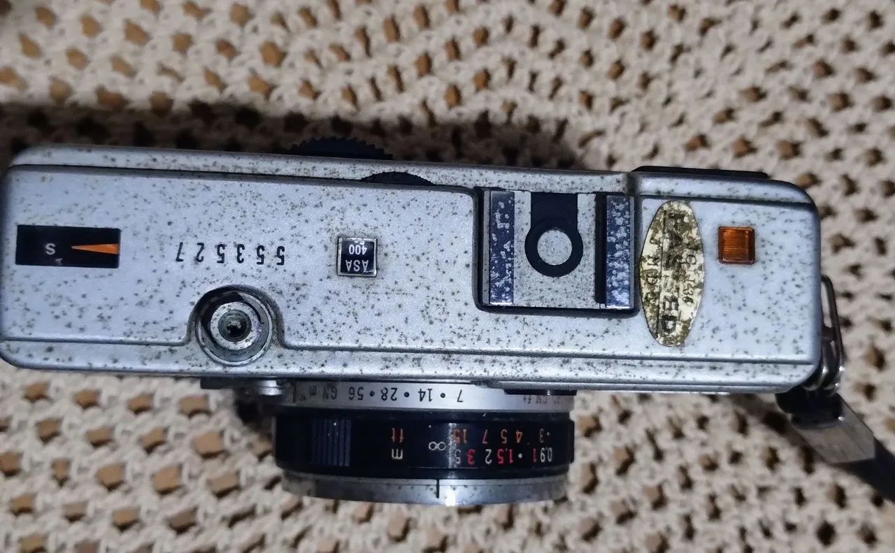 Para colecionador de bom gosto: Relíquia Máquina fotográfica Olympus 35 EC2  Antiga bela - Foto 5