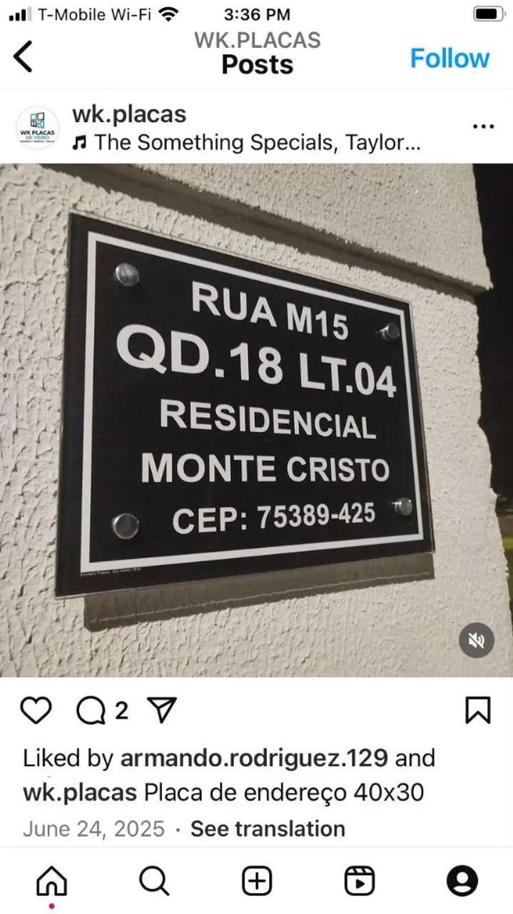 Placa de endereço  - Foto 2
