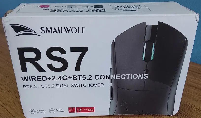 Mouse Smailwolf RS7 Preto - Foto 3