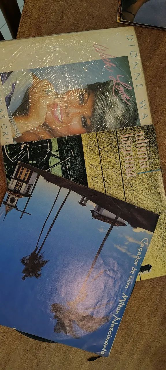 Discos de vinil antigos 