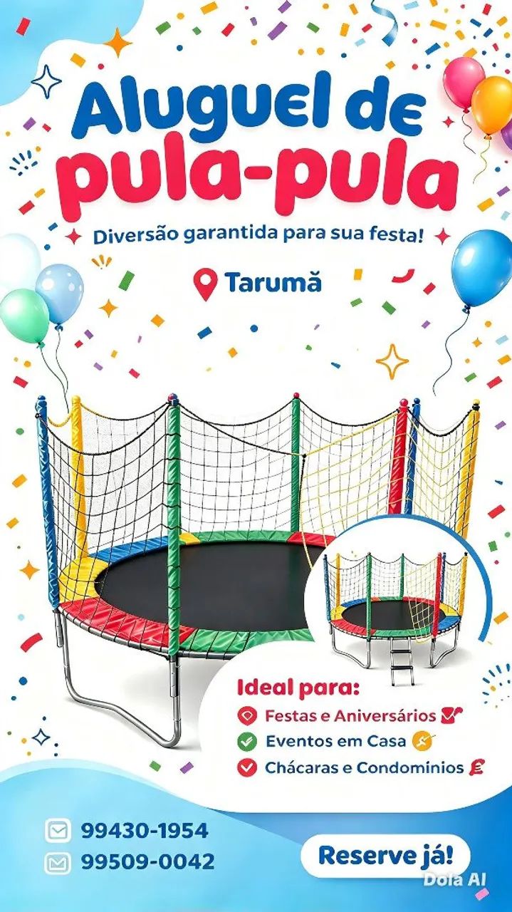 Aluguel de pula pula tarumã - Foto 2