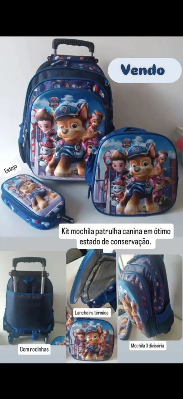 Mochila patrulha canina