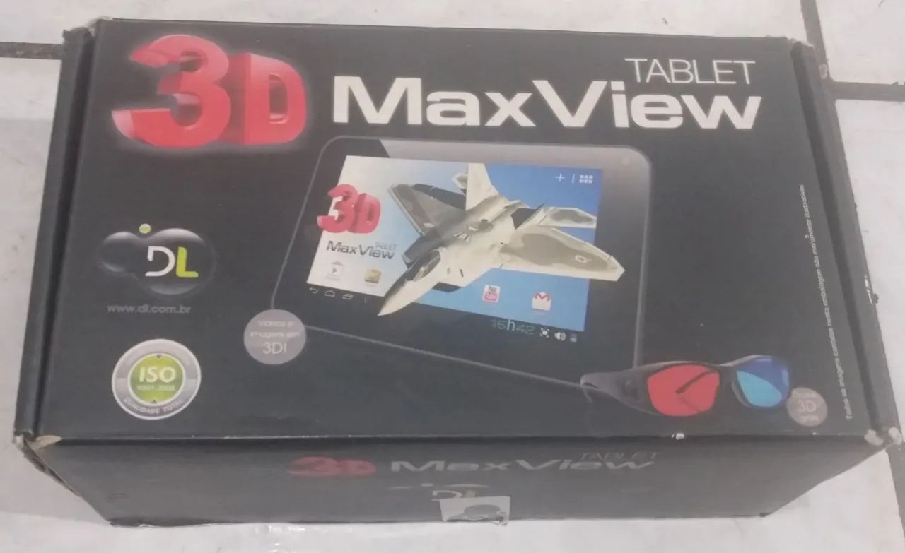 Tablet DL 3D Maxview - COM DEFEITO LEIA O ANUNCIO TODO