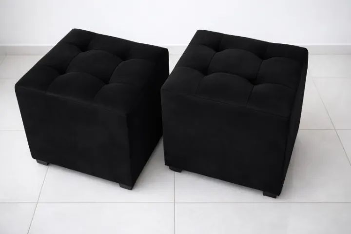 Puffs com design 35x35- FAZEMOS ENTREGAS! - Foto 2