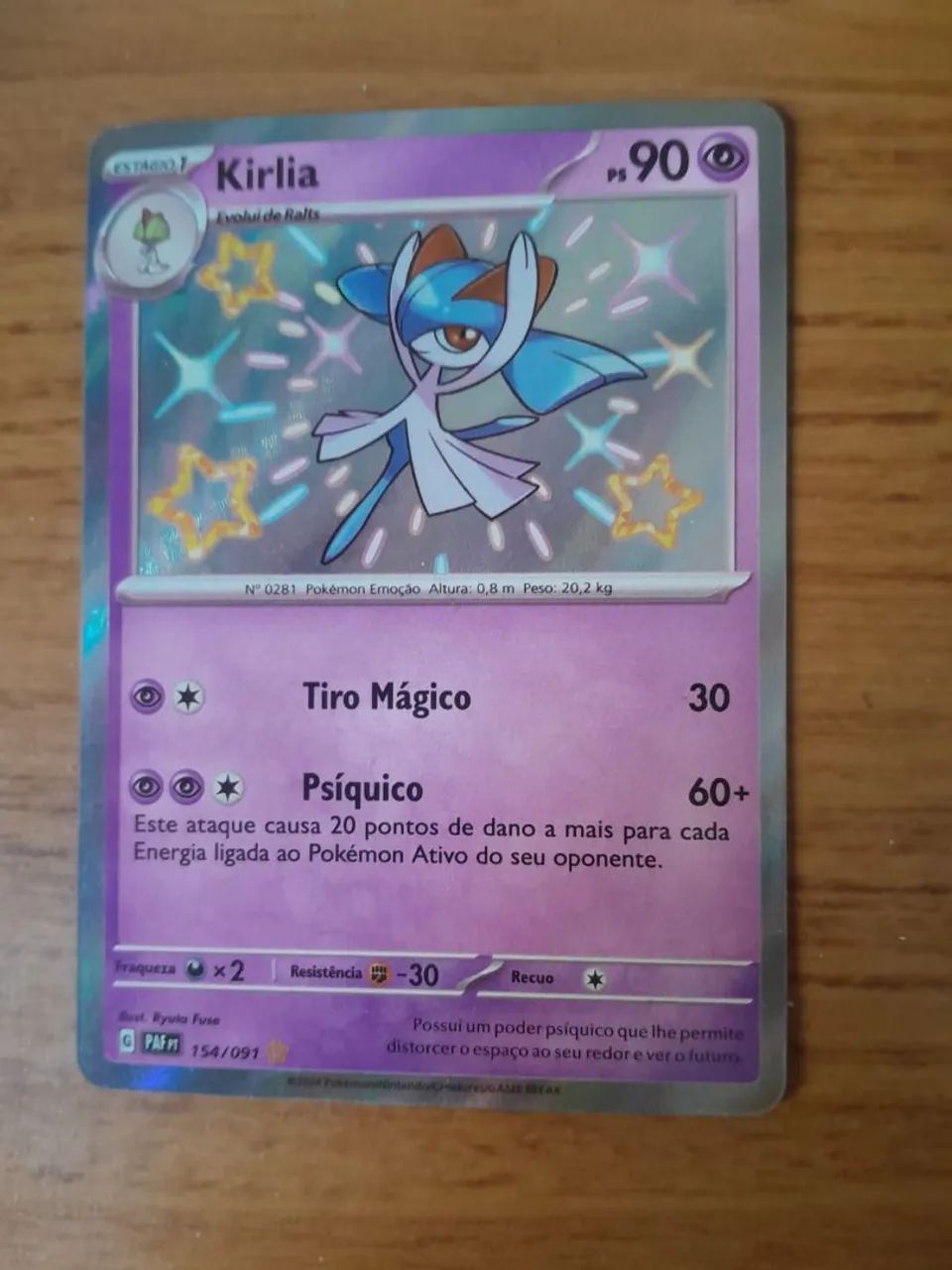 Carta Pokémon Kirlia Shiny