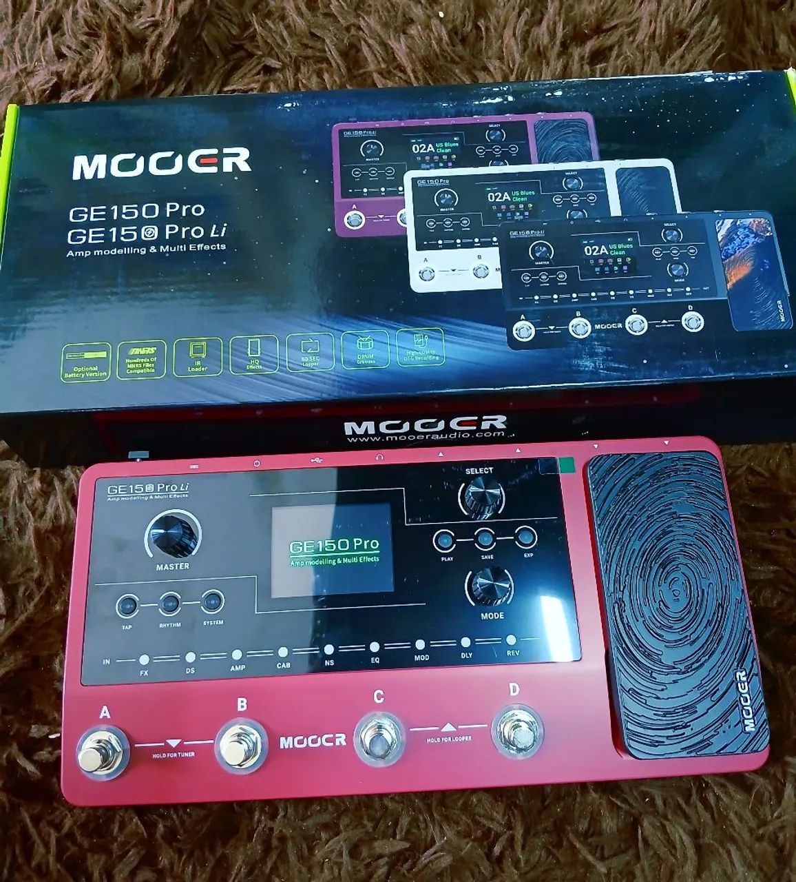 Pedaleira MOOER GE 150 PRO li