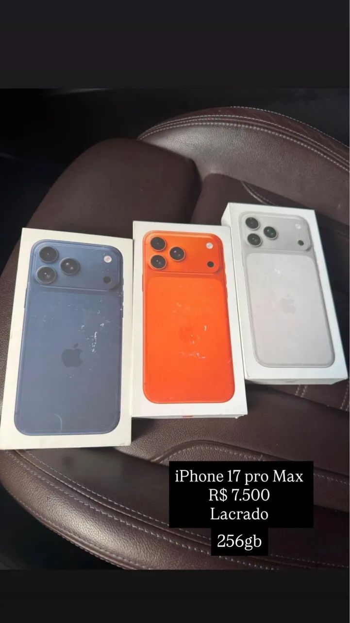 iPhone 17 pro Max 256gb lacrado