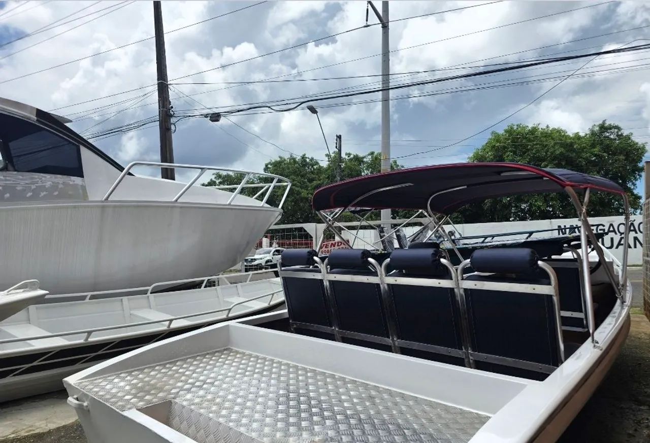 Lancha super esportiva excelente barco - Foto 4