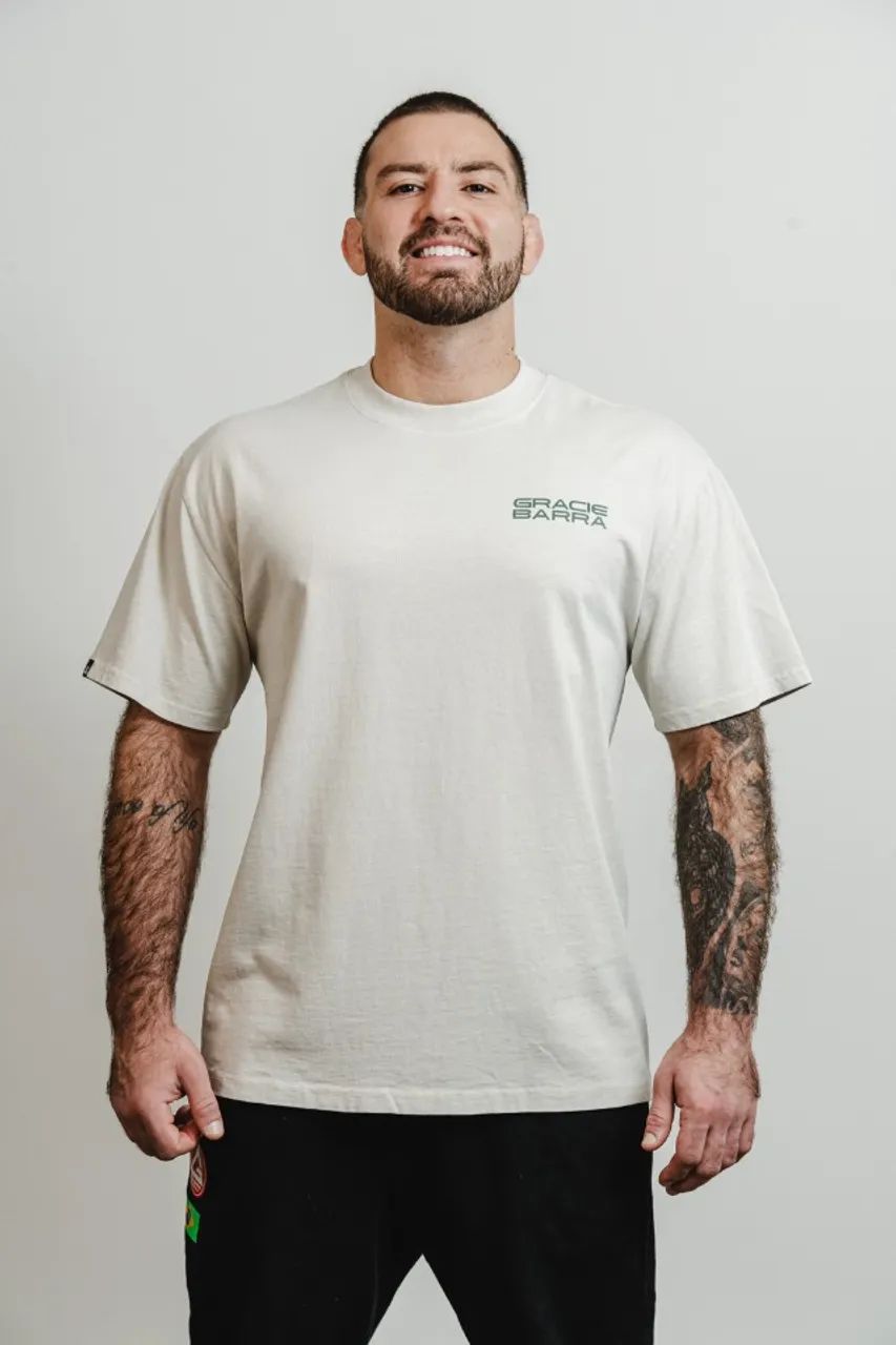 Camiseta Gracie Barra Grip (Cor Natural) - Foto 2