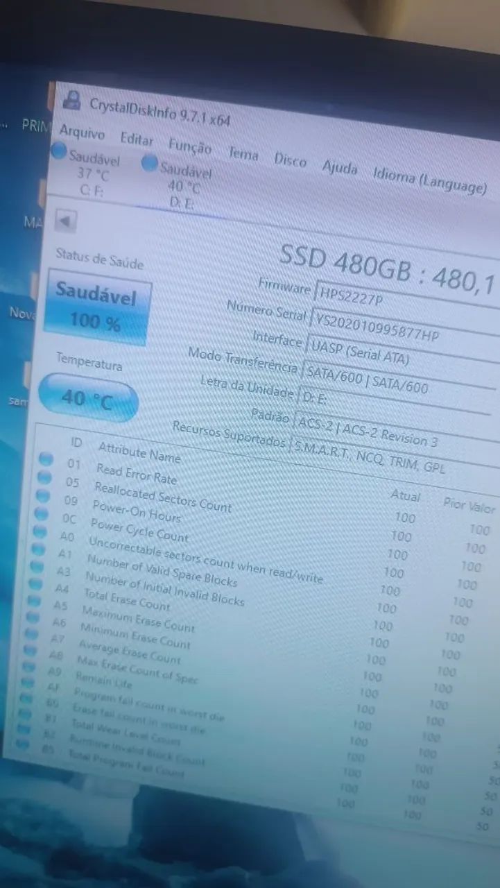 SSD de 480gb 