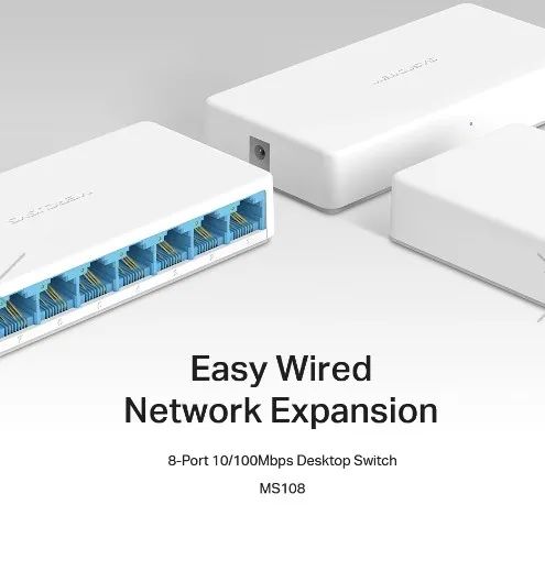Switch 8 portas MS108 Mercusys 100Mbps - Foto 2