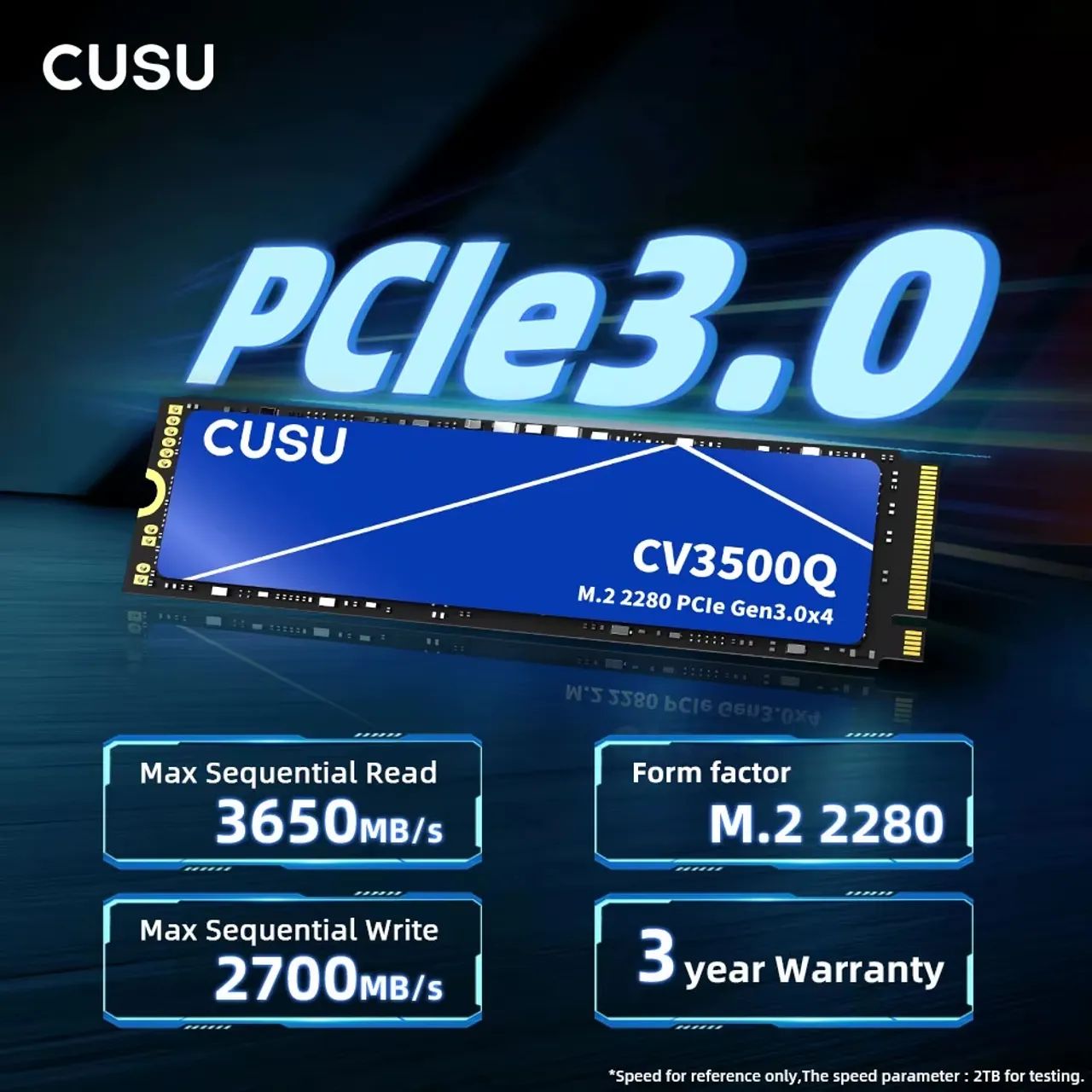 Ssd Nvme M2 512gb CUSU - Foto 2