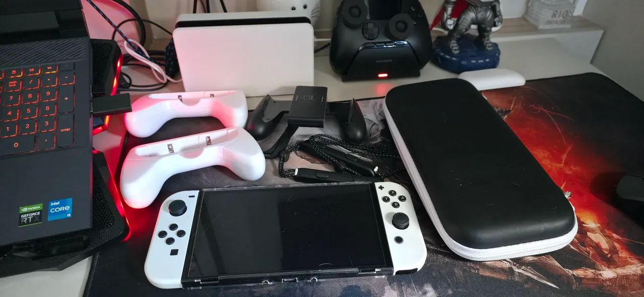 Nintendo switch OLED 64gb completo + Mario kart 8