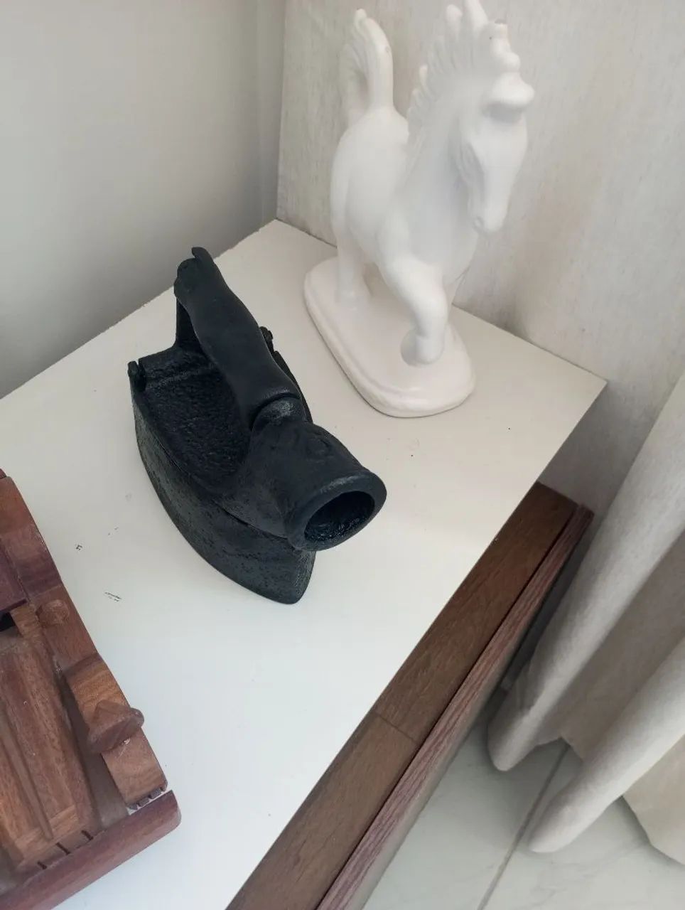 Ferro de engomar antigo  - Foto 4