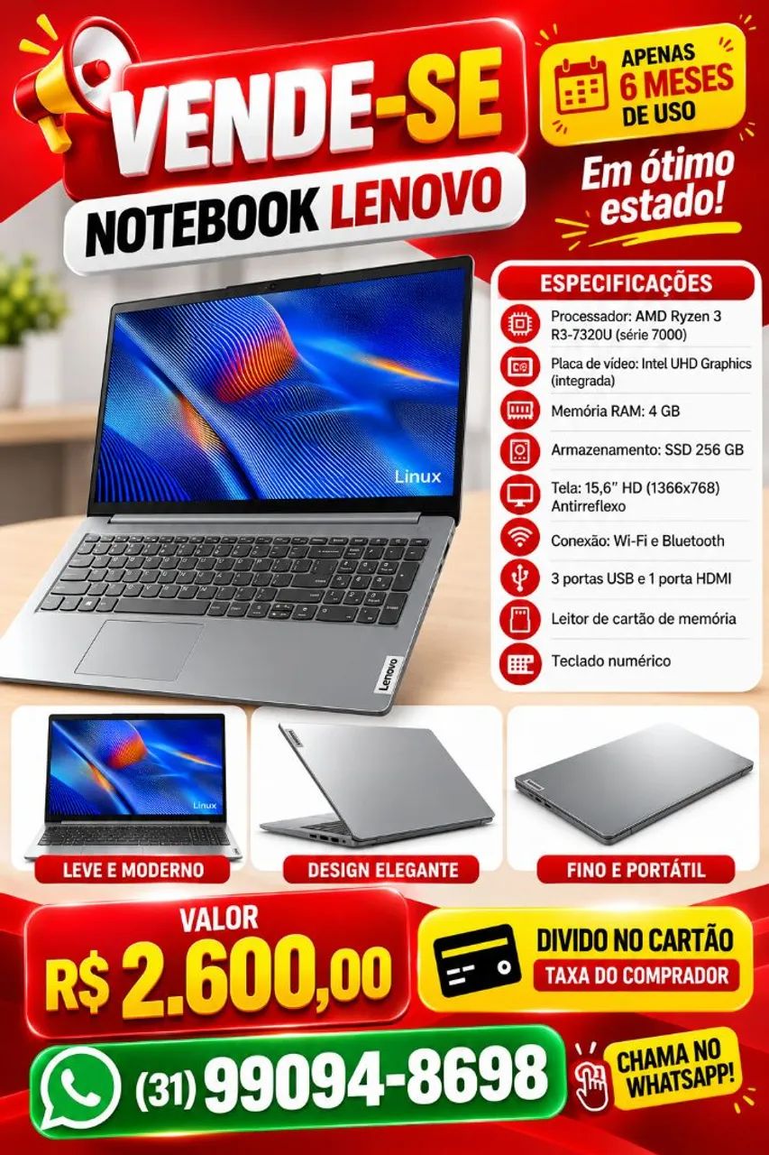 Vende se notebook 