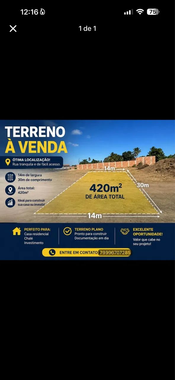 Terreno em São Domingos 