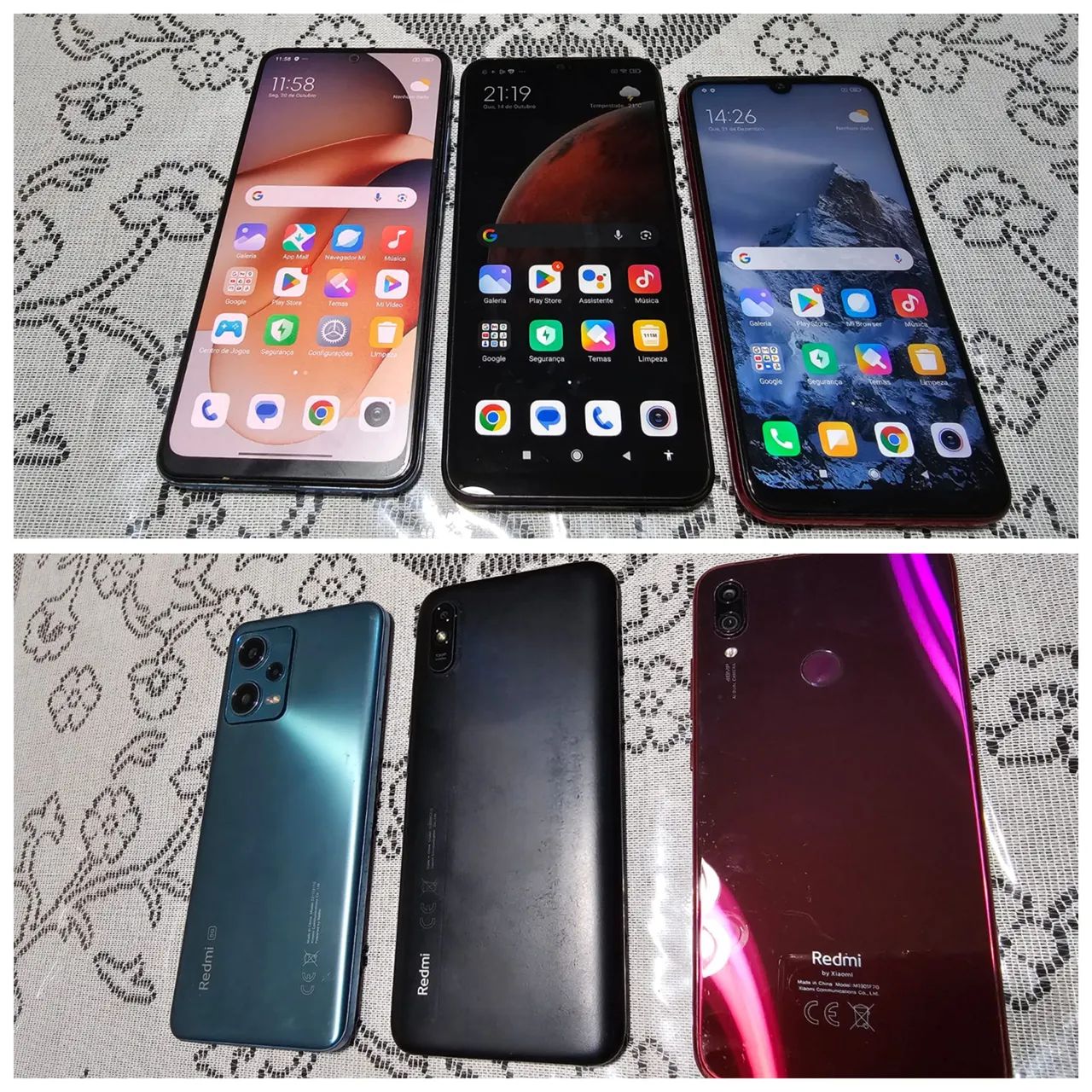 Combo Imperdível!! Xiaomi Redmi Note 12 + Redmi Note 7 + Redmi 9 A - Foto 3