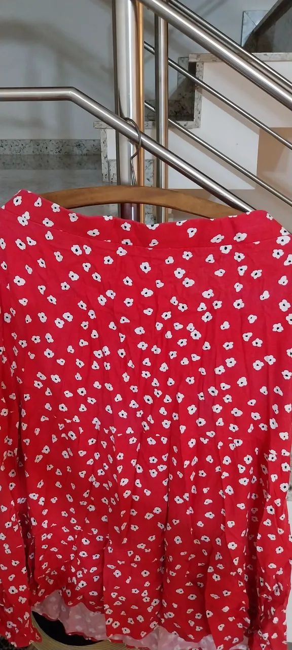 Saia estampada Hering midi  - Foto 3