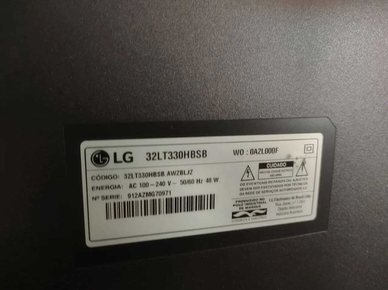 TV LG 32. Polegadas