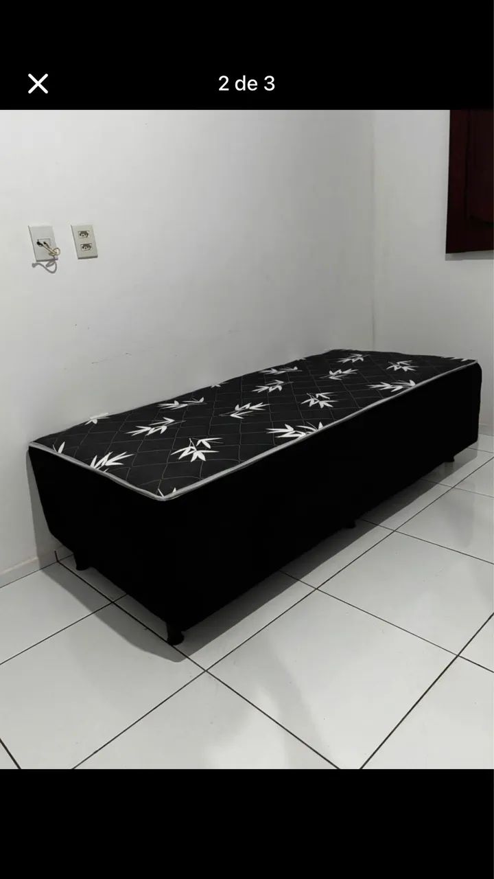 CAMA SOLTEIRO ESPUMA NOVA